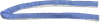 Capa isolada 1600*100 mangueira de vapor azul (tecido n&atilde;o el&aacute;stico azul celeste + P-300 + z&iacute;per de dentes finos No.5)