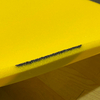 Espuma de silicone amarela HL-SP-10 com dureza diferente preta