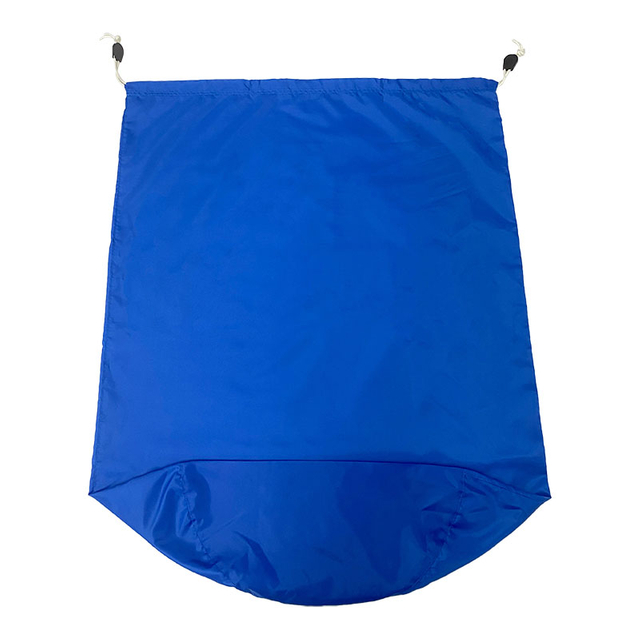  Saco de roupa suja azul cilíndrico extra grande com cordão duplo 