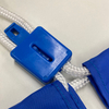 Saco de roupa suja tridimensional (azul) - Saco de transfer&ecirc;ncia, com fecho grande 