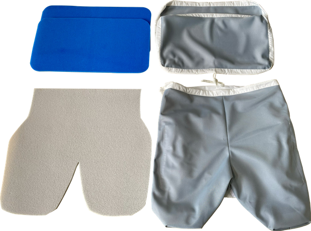  Para kh01 e kh02-capa de cobertura de calça e configuração de esponja de silicone